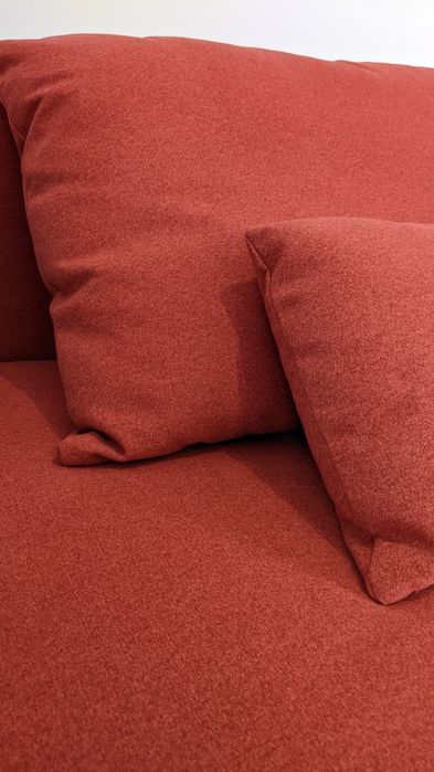 Ikea SÖDERHAMN Pokrycie 3-os. + 2x podłokietnik, Tonerud czerwony