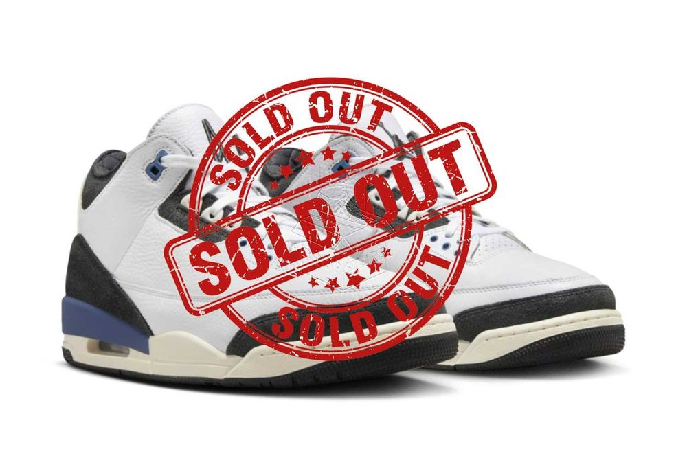 Nike AIR JORDAN 3 A Ma Maniére For The Love Diffused Blue – Buty | HV8571–100