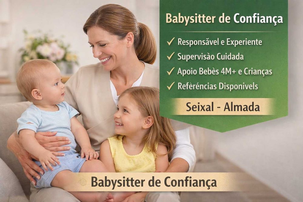 Babysitter Bebés 4M+ e Crianças | Seixal-Almada