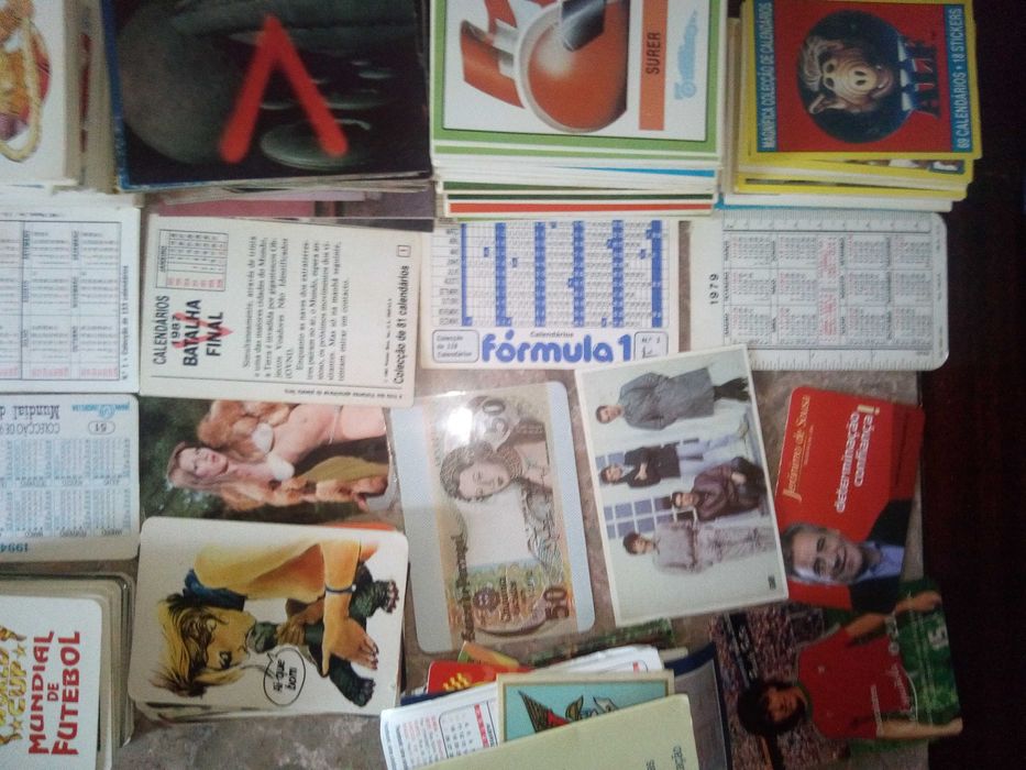 Calendários de coleção vintage