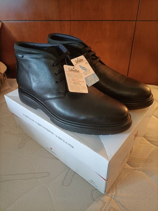 Botas de Excelente Qualidade da Marca Callaghan n45 em Couro c/ Cai