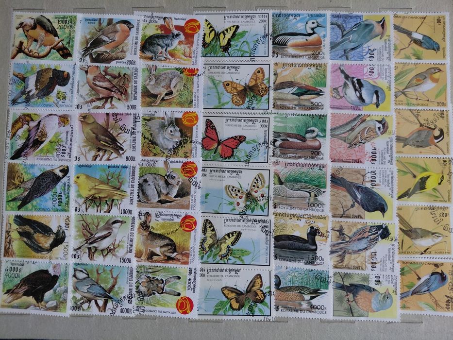 Марки поштові. Фауна. 60 серій,342 марки.