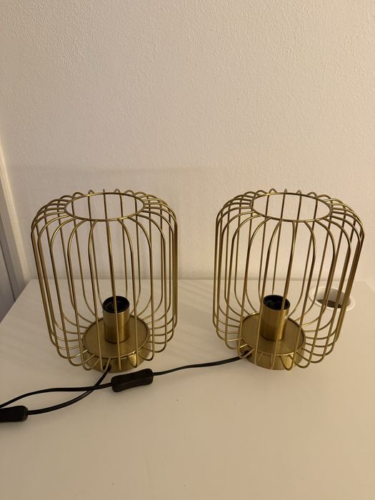 2Candeeiros de mesa de cabeceira