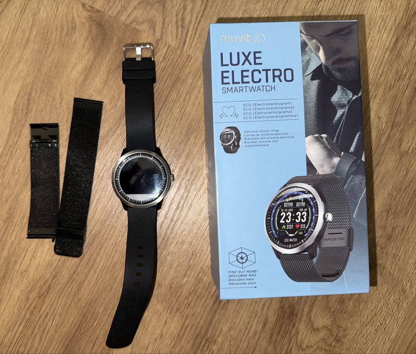 Muvit iO Smartwatch Luxe Electro - EGC, tensão arterial