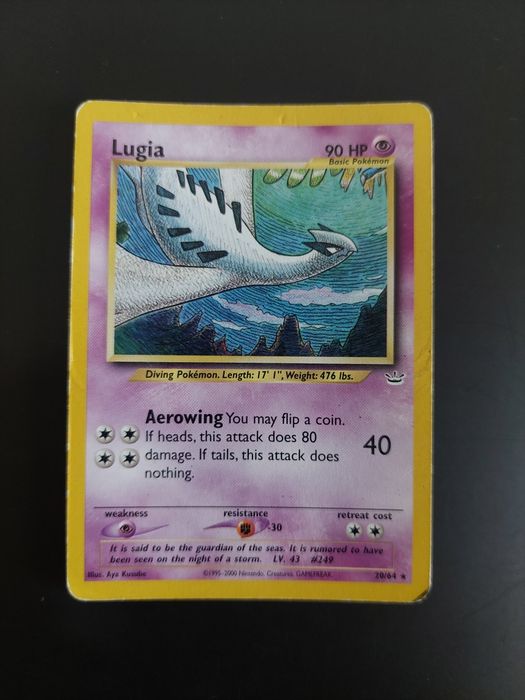 Carta Pokemon Lugia