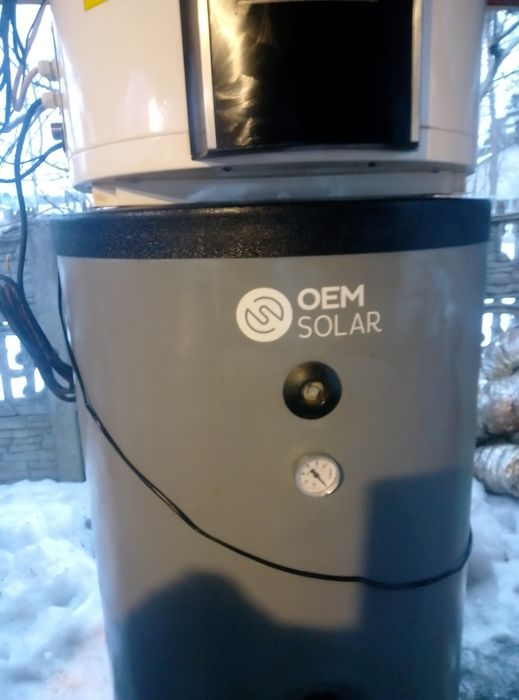 Bojler 300l z dwoma wężownicami plus pompa ciepła wewnętrzna