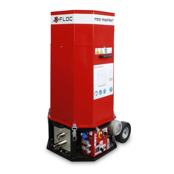 X-Floc Minifant M99 - maszyna, agregat do wdmuchiwania izolacji