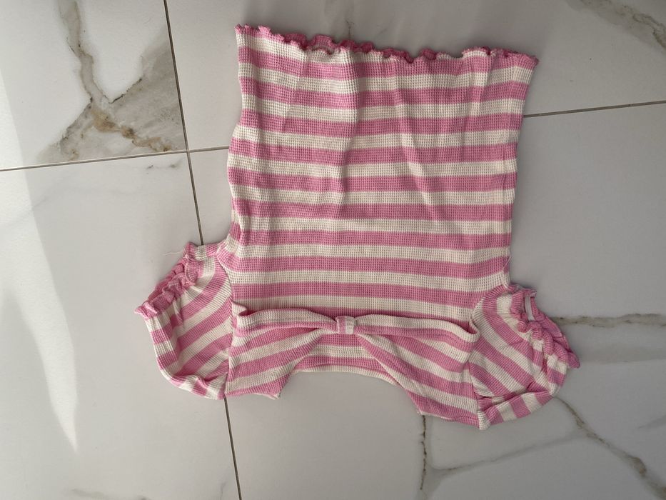 Bluzka z kokardą w paski 104