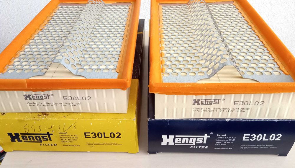 Filtros de ar, varios automoveis, lote de 2 un por 5€