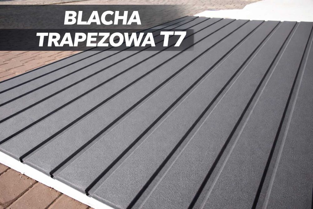 Blacha trapezowa T18 / T7 – tanio! Idealna na dach i elewację!