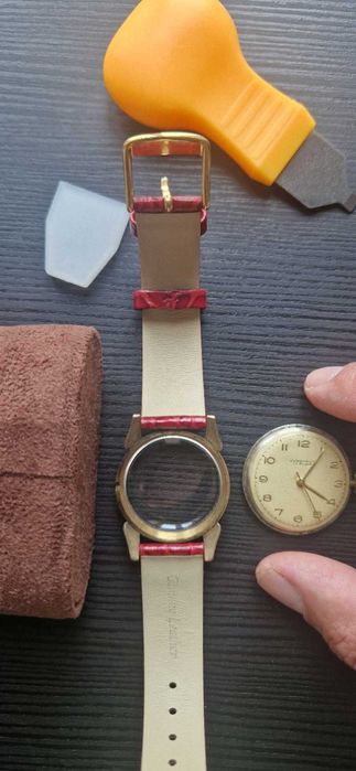 Relógio Junghans (mecanismo J80) Vintage 1949/50 Art Deco