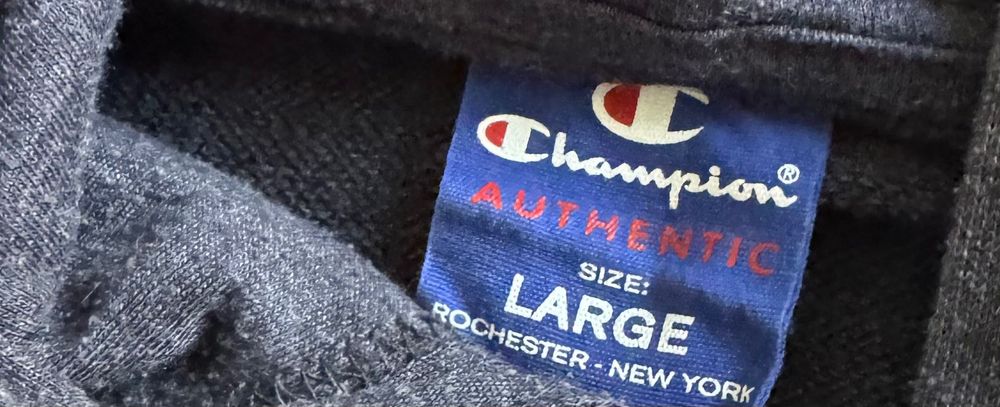 Champion bluza rozpinana kangurka , bawełniana  z kapturem M/L uniseks