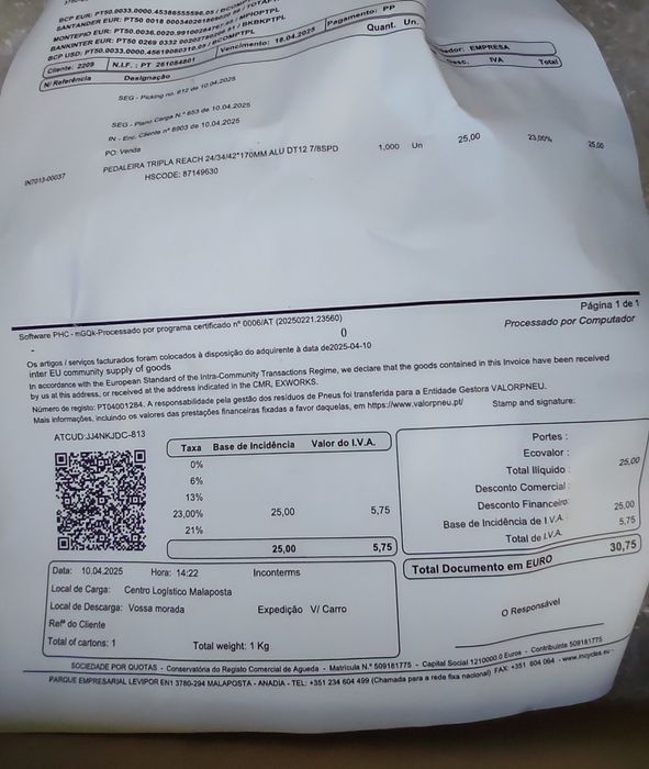 Pedaleira Tripla Reach