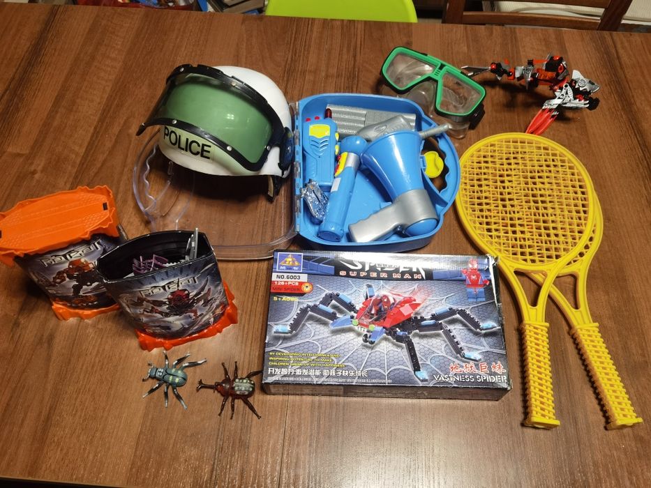 Zabawki dla dzieci klocki zestaw małego policjanta