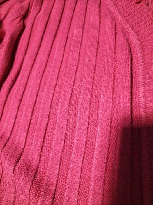 Kardigan na guziki fuksja