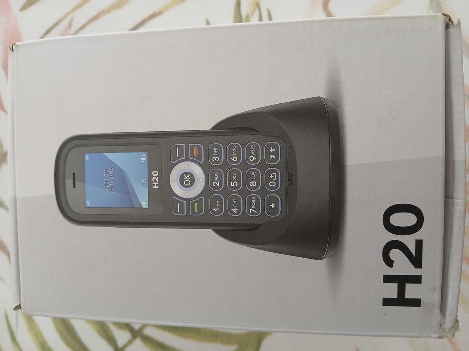 Telefone fixo sem fio com base novo