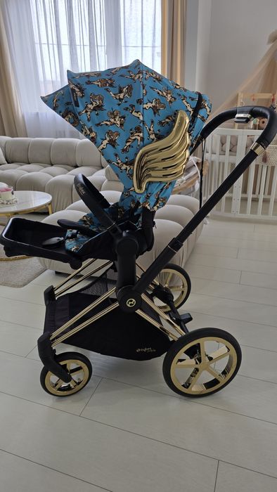 Wózek Spacerówka Cybex Priam Jeremy Scott Cherubs Blue 2.0