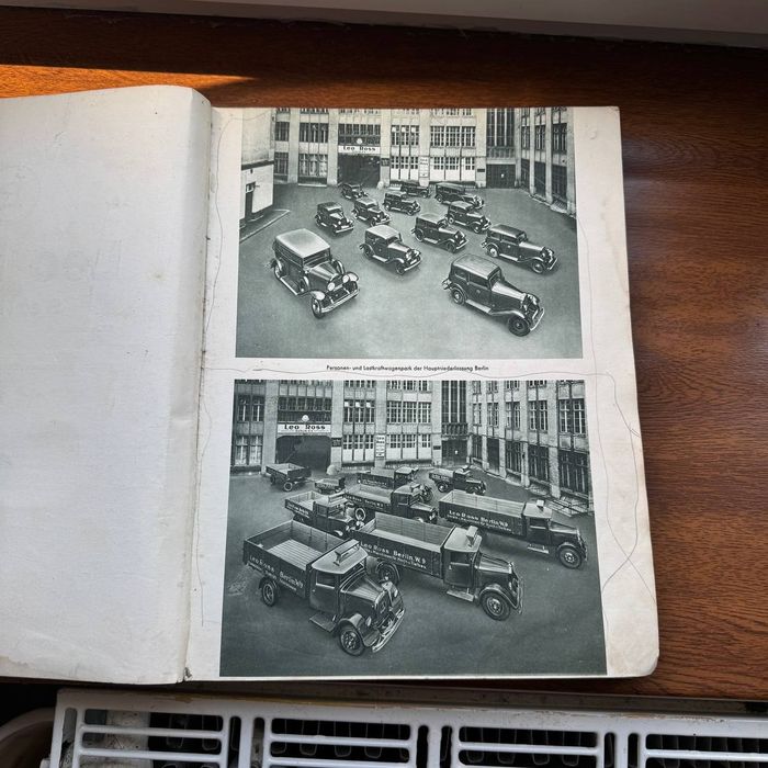 Antyczny katalog Leo Ross Berlin H36 ok.1936–maszyny budowlane, narzęd