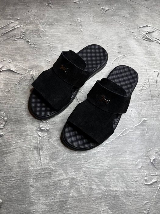 Чоловічі замшеві шлопанці Bellmor Black