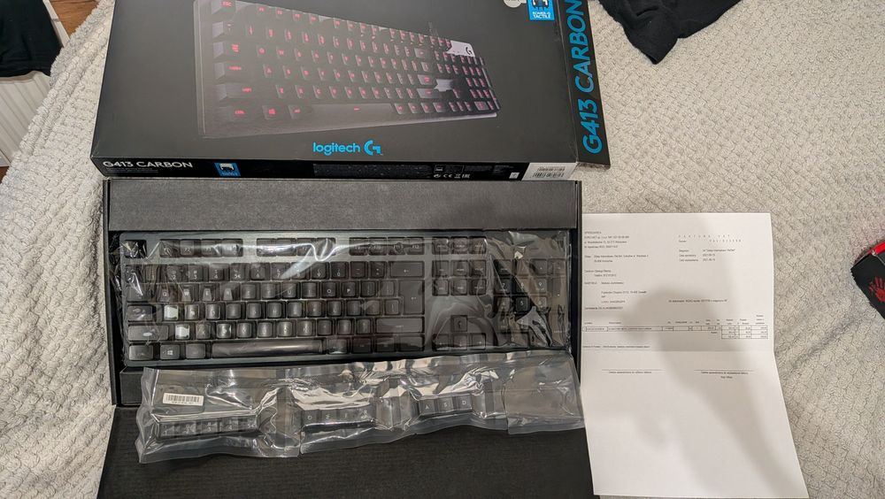 Klawiatura mechaniczna Logitech G413 CARBON