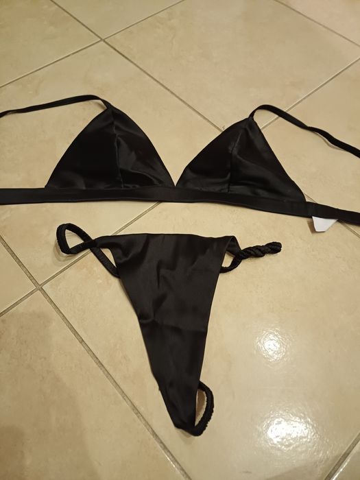 Czarny komplet bielizny