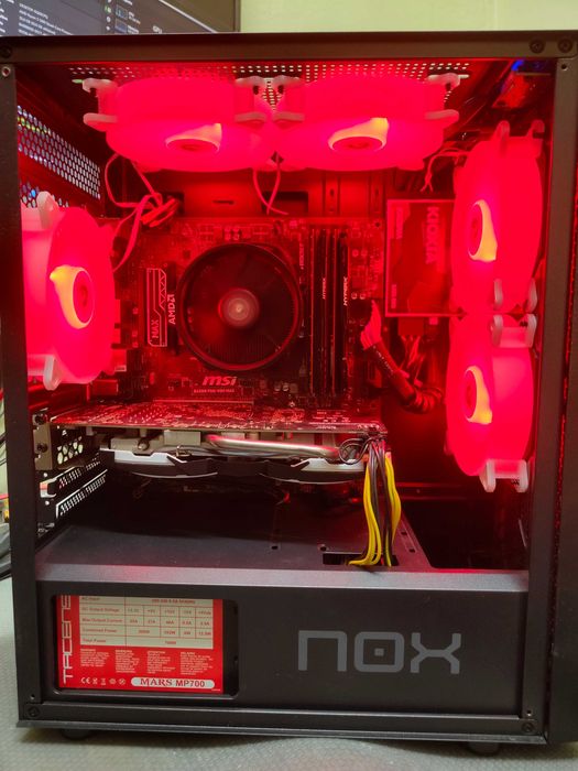 PC Gaming Ryzen 5 32GB RAM SSD 480GB Rx570 4Gb RGB