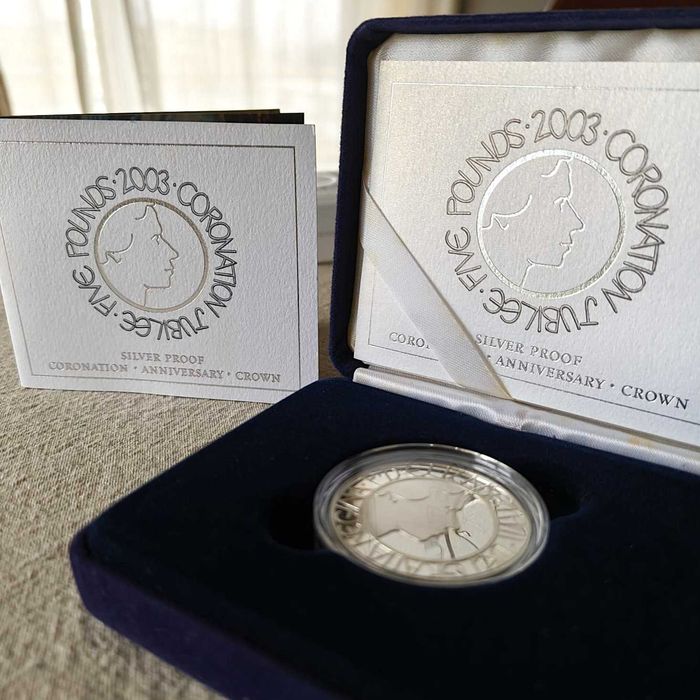 50º Aniversário da Coroação da Rainha Isabel II - Prata Proof