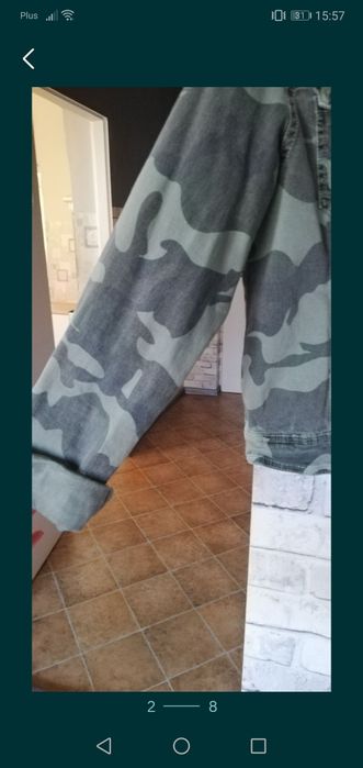 Kurtka jeansowa moro