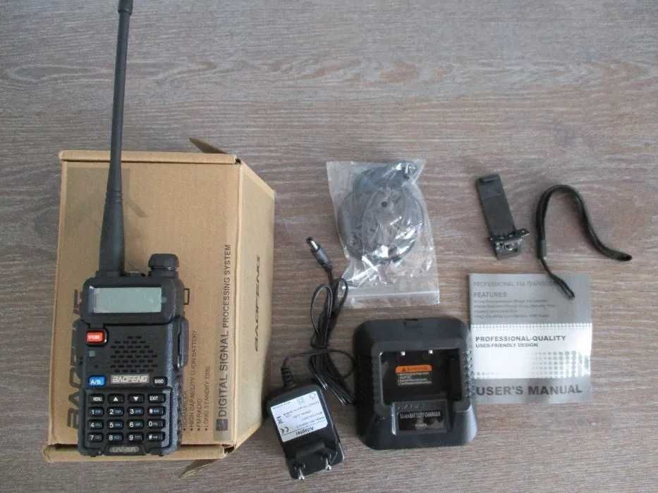 NOWY Baofeng UV5R PSP OSP Radiostacja Straż Policja