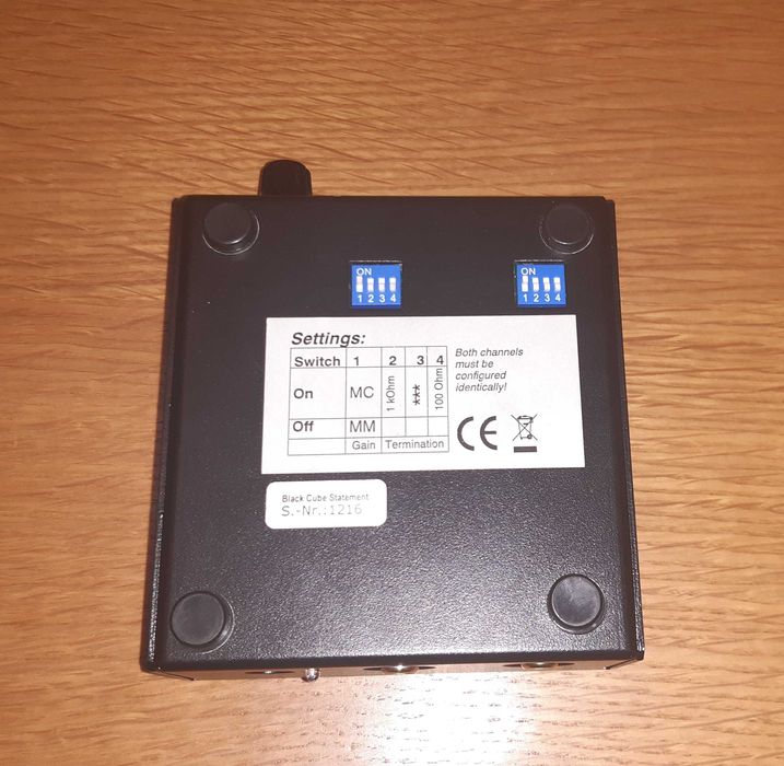 Pré Amp Lehmann Audio Black Cube Statement