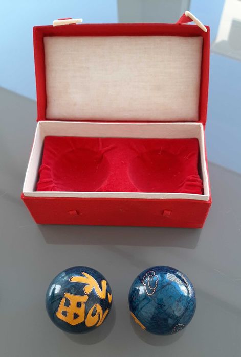Bolas Baoding ou Baoding Balls - em ótimo estado, nunca usadas