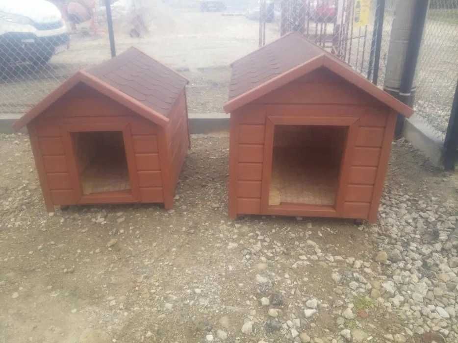 buda dla psa z kurtyna na wejscie, ocieplana pokryta gontem, solidna