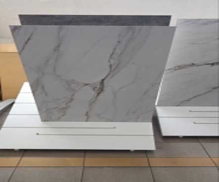 Плитка для підлоги 595 х 595 SPACE STONE Сіра глянець