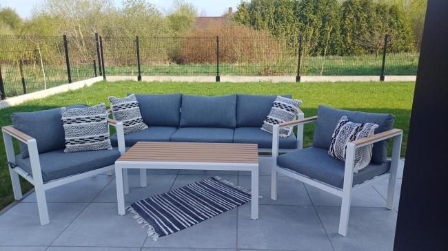 Zestaw mebli ogrodowych tarasowych