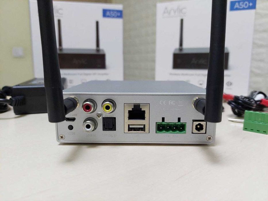 Hi-Fi Підсилювач Arylic A50+ WiFi/Bluetooth 2x50W стримінг мультирум