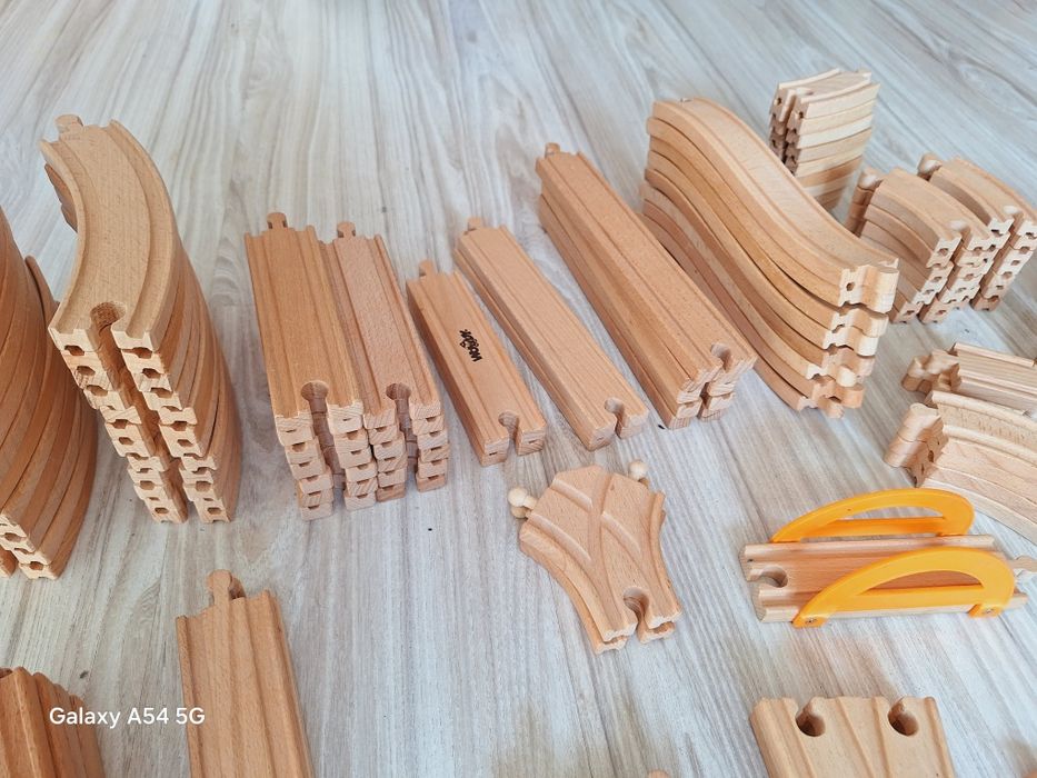 Tory drewniane duży zestaw XXL 170elementów