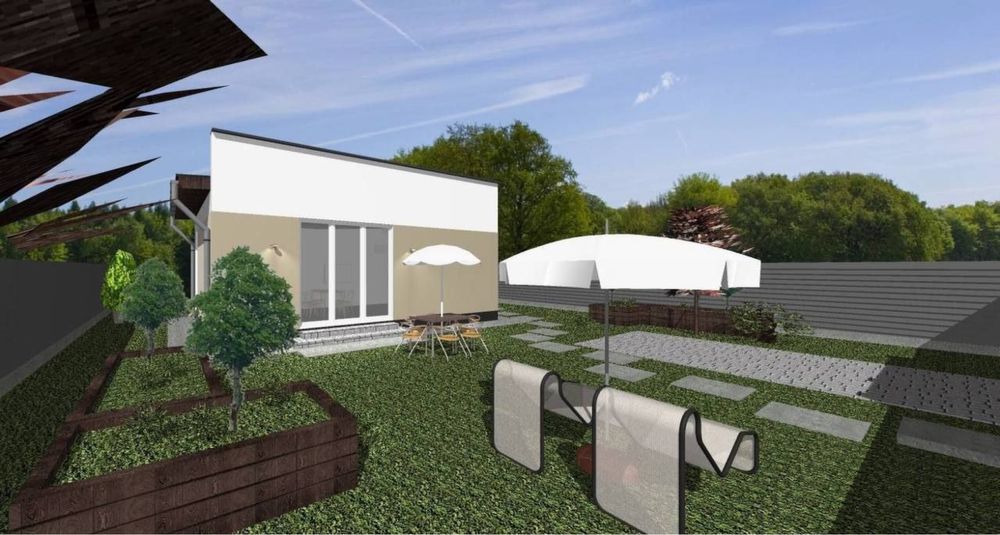 Одноэтажный дом |90 кв.м|4 сотки|Рассрочка 5 лет | Червоный Хутор