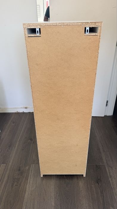 Cómoda branca, 6 gavetas com espelho