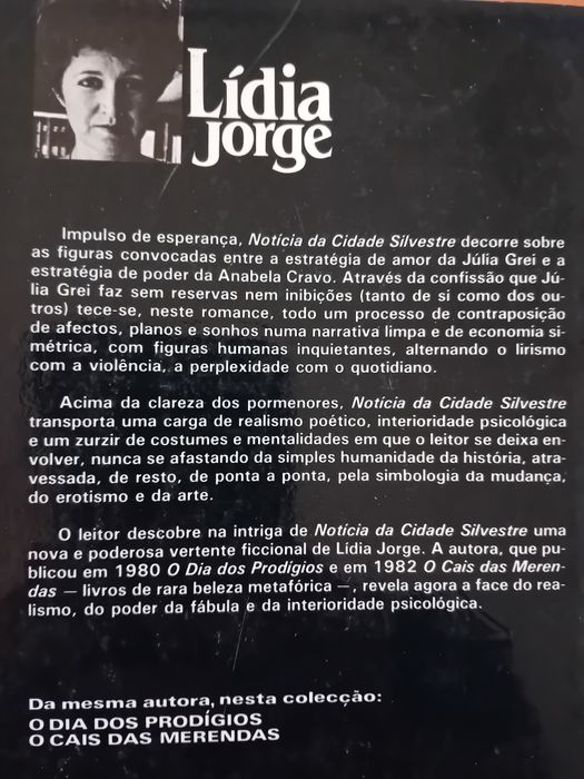 Noticia da cidade silvestre " Lidia Jorge"