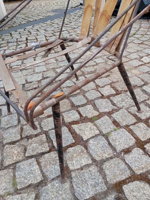Stelaż fotel DDR prl Ewa