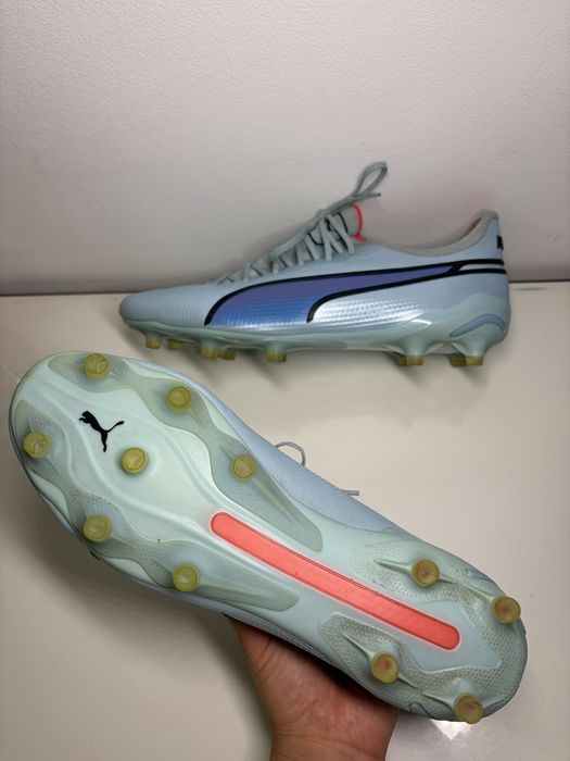 Buty piłkarskie, korki PUMA King Ultimate FG/AG silver