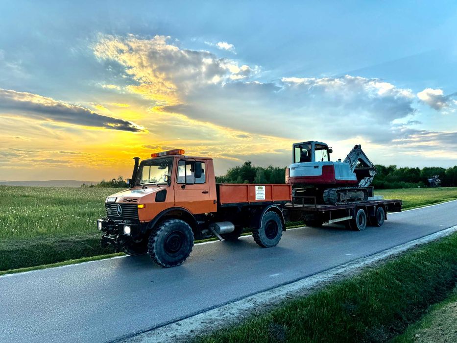 Mercedes Unimog U 1450, Laweta full opcja, niski przebieg