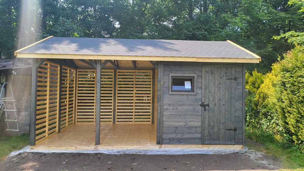 Domek Narzędziowy z Altaną Farmer Classic plus 3x5
