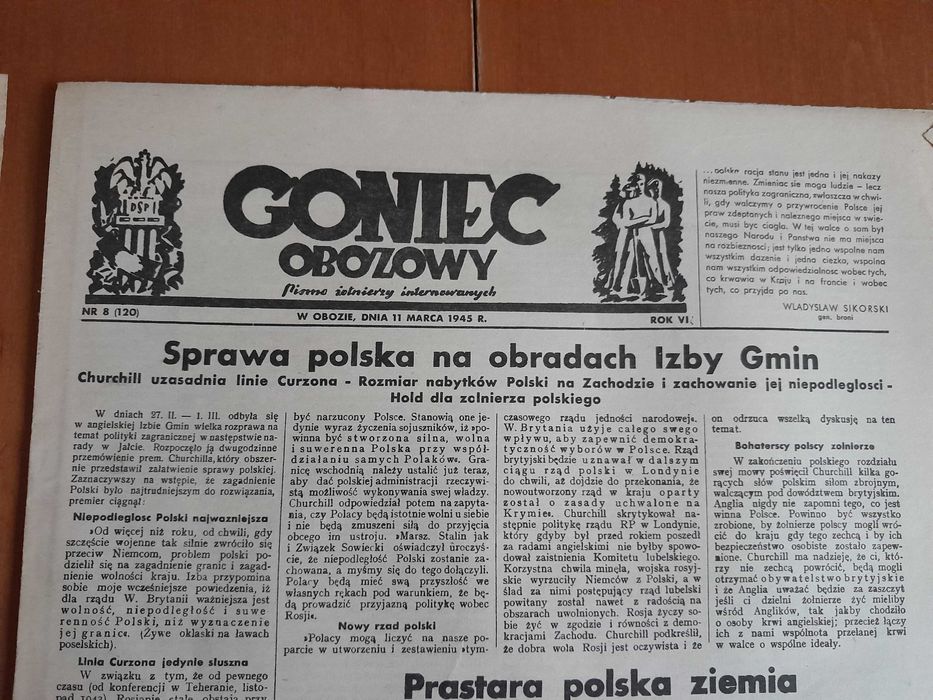 Stare gazety-lata 40 te XX wieku II wojna