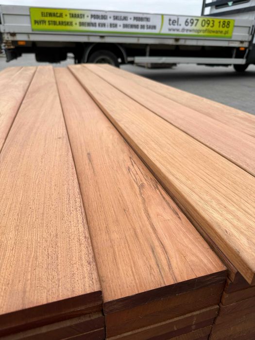 Jatoba Deska Tarasowa 21x145 Gładka-Fas KD