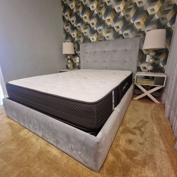 Camas De Casal Estofadas Top Luxo 199€ Disp Em Várias Cores! 190x140m!