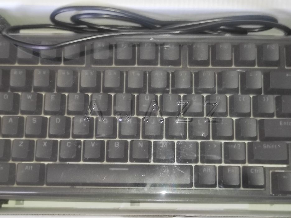 Teclado Mecânico Gaming com Fio Ajazz AK820 75% com Botão de Volume - LED Virado para Sul - Keycaps PBT - white light