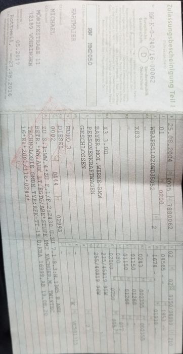 Продам BMW X3  Diezel