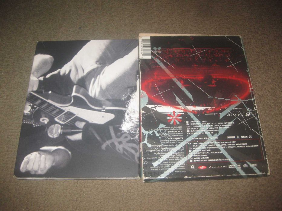 2 DVDs musicais dos "U2"