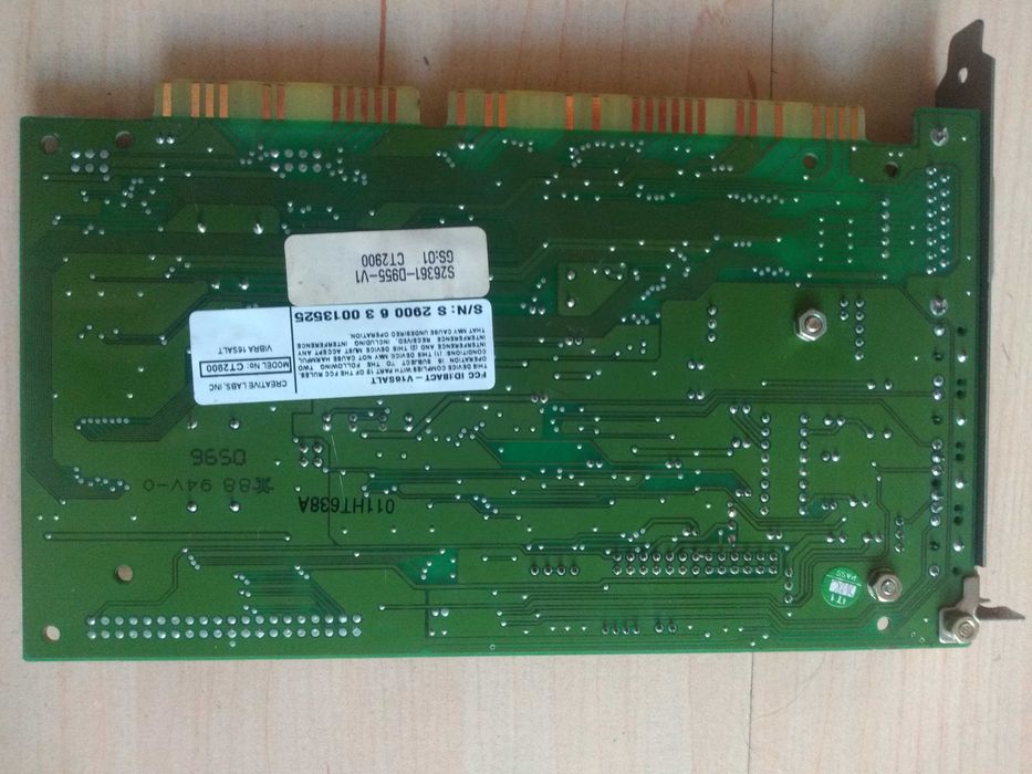 3x stare karty PCI audio lan creative ct2900  3com etherlink iii AVM i